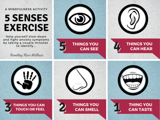 5 Senses Exercise graphic
